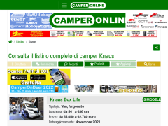 Consulta il listino completo di camper Knaus | CamperOnLine