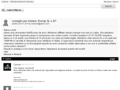 consiglio per iniziare: Ecovip 3L o 2i?