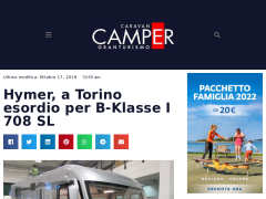 Hymer, a Torino esordio per B-Klasse I 708 SL - Caravan e Camper Granturismo