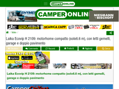 Laika Ecovip H 2109: motorhome compatto (solo6.6 m), con letti gemelli, garage e doppio pavimento 2022, Laika, Motorhome | CamperOnLine