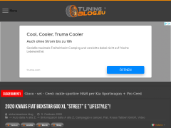 2020 Knaus Fiat Boxstar 600 XL "Street" e "Lifestyle"!