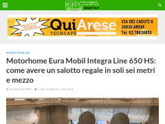 Motorhome Eura Mobil Integra Line 650 HS: come avere un salotto regale in soli sei metri e mezzo - Seimetri.it