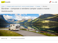 Veicoli commerciali Bürstner usati o nuovi - cerco e vendo Bürstner