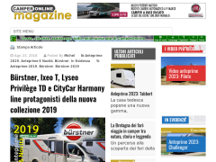 Bürstner, Ixeo T, Lyseo Privilège TD e CityCar Harmony line protagonisti della nuova collezione 2019 - COL Magazine