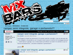 Camper semi integrale, garage o portamoto??