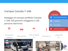 Noleggio camper Carado T-348 - Noleggio camper a Madrid