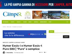 Hymer Exsis-i e Hymer Exsis-t Pure 580 | "Pure" e semplice - Vita in Camper