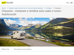 Camper Chausson usati o nuovi / km 0 - cerco e vendo Camper Chausson