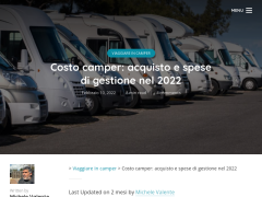 Costo camper: acquisto e spese di gestione nel 2022