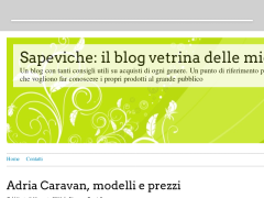 Adria Caravan, modelli e prezzi - Sapeviche: il blog vetrina delle migliori aziende