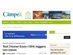 Test | Hymer Exsis-i 594: leggero con classe - Vita in Camper