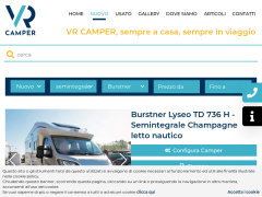 Burstner Lyseo TD 736 H - Semintegrale Champagne letto nautico