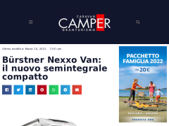 Bürstner Nexxo Van: il nuovo semintegrale compatto - caravan e camper gt