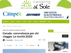 Carado, concretezza per chi viaggia. Le novità 2020 - Vita in Camper