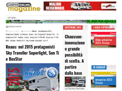 Knaus: nel 2015 protagonisti Sky Traveller Superlight, Sun Ti e BoxStar - COL Magazine