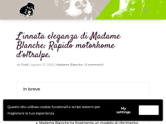 L'innata eleganza di Madame Blanche: Rapido motorhome d'oltralpe. • uncanperdue