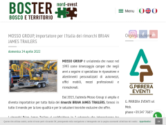 MOSSO GROUP, importatore per l'Italia dei rimorchi BRIAN JAMES TRAILERS - Fiera Boster