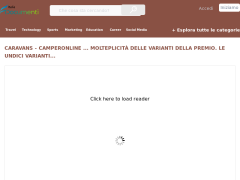CARAVANS - CamperOnLine - Molteplicità delle varianti della Premio.