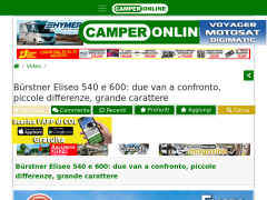 Bürstner Eliseo 540 e 600: due van a confronto, piccole differenze, grande carattere 2021, Bürstner, Van, furgonato | CamperOnLine