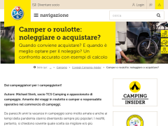 Camper o roulotte: noleggiare o acquistare? - TCS Svizzero
