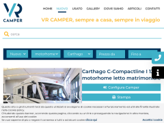 Carthago C-Compactline I 138 - motorhome letto matrimoniale