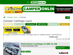 Camper Carthago nuovi: scegli tra le offerte migliori