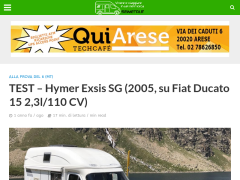 TEST – Hymer Exsis SG (2005, su Fiat Ducato 15 2,3l/110 CV) - Seimetri.it