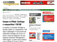 Camper in Pillole: Carthago c-compactline I 138 DB - CamperOnLine Magazine