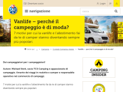 Vanlife – perché il campeggio è di moda? - TCS Svizzero