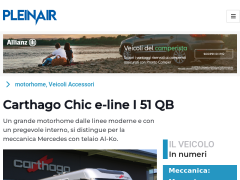 Carthago Chic e-line I 51 QB - Pleinair