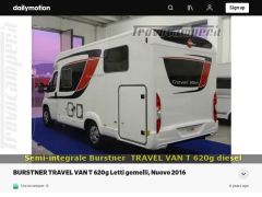 BURSTNER TRAVEL VAN T 620g Letti gemelli - Video Dailymotion