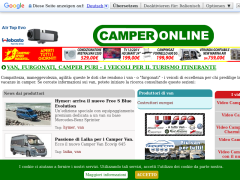 Van, camper puri, furgonati per vacanze pleinair? Su Camperonline.it!