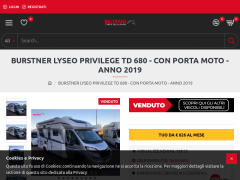 BURSTNER LYSEO PRIVILEGE TD 680 - CON PORTA MOTO