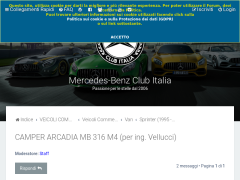 CAMPER ARCADIA MB 316 M4 - Mercedes-Benz Club Italia