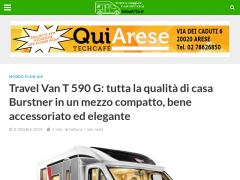 Travel Van T 590 G: tutta la qualità di casa Burstner in un mezzo compatto, bene accessoriato ed elegante - Seimetri.it