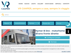 Hymer B 544 - motorhome divano fronte dinette
