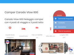 Carado Vlow 600 Noleggio camper - Noleggio camper a Madrid