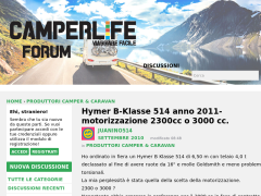 Hymer B-Klasse 514 anno 2011- motorizzazione 2300cc o 3000 cc. — Il forum di camperlife
