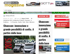 Chausson: innovazione e grande possibilità di scelta. A partire dalla base - COL Magazine