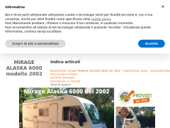 recensione di camper motorhome MIRAGE ALASKA 6000 - Vacanzelandia