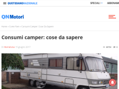 Consumi camper: cose da sapere - QN Motori