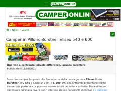 Camper in Pillole: Bürstner Eliseo 540 e 600 | CamperOnLine