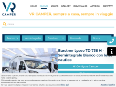 Burstner Lyseo TD 736 H - Semintegrale Bianco con letto nautico