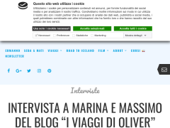 Intervista a Marina e Massimo del blog "I viaggi di Oliver"