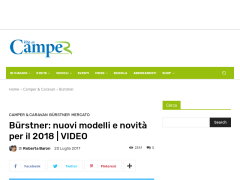Bürstner: nuovi modelli e novità per il 2018 | VIDEO - Vita in Camper