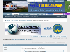 vorremmo passare ad eriba... - Tuttocaravan