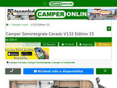 Camper Nuovo Semintegrale Carado V132 Edition 15 - Monzacamper Monza | CamperOnLine