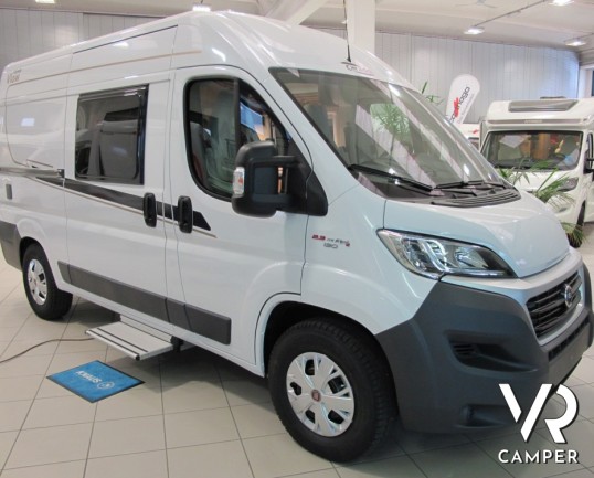 Carado Vlow 540: camper furgonato nuovo in vendita a Torino, compatto nelle dimensioni, 3.500kg di carico totale, cerchi 16"