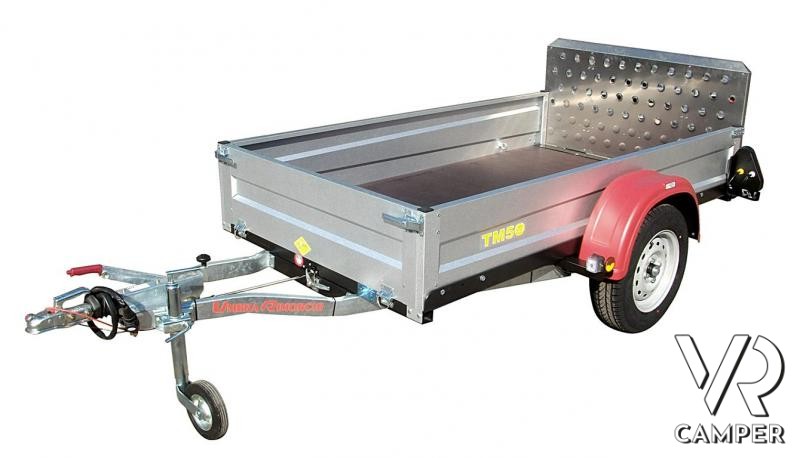 Carrello appendice per trasporto e tempo libero, per camper