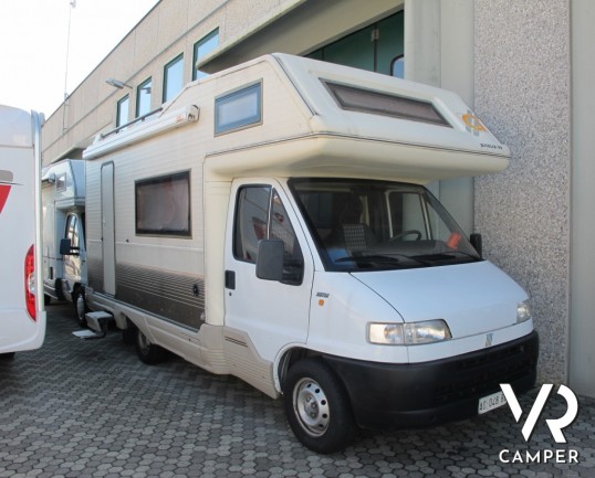 CI Mizar 140 - camper usato mansardato, camper 6 posti, camper usato occasione, concessionaria camper Torino Druento